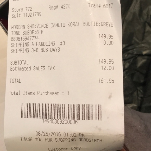 New in box Vince Camuto Koral Bootie Women’s 8 - Picture 6 of 6